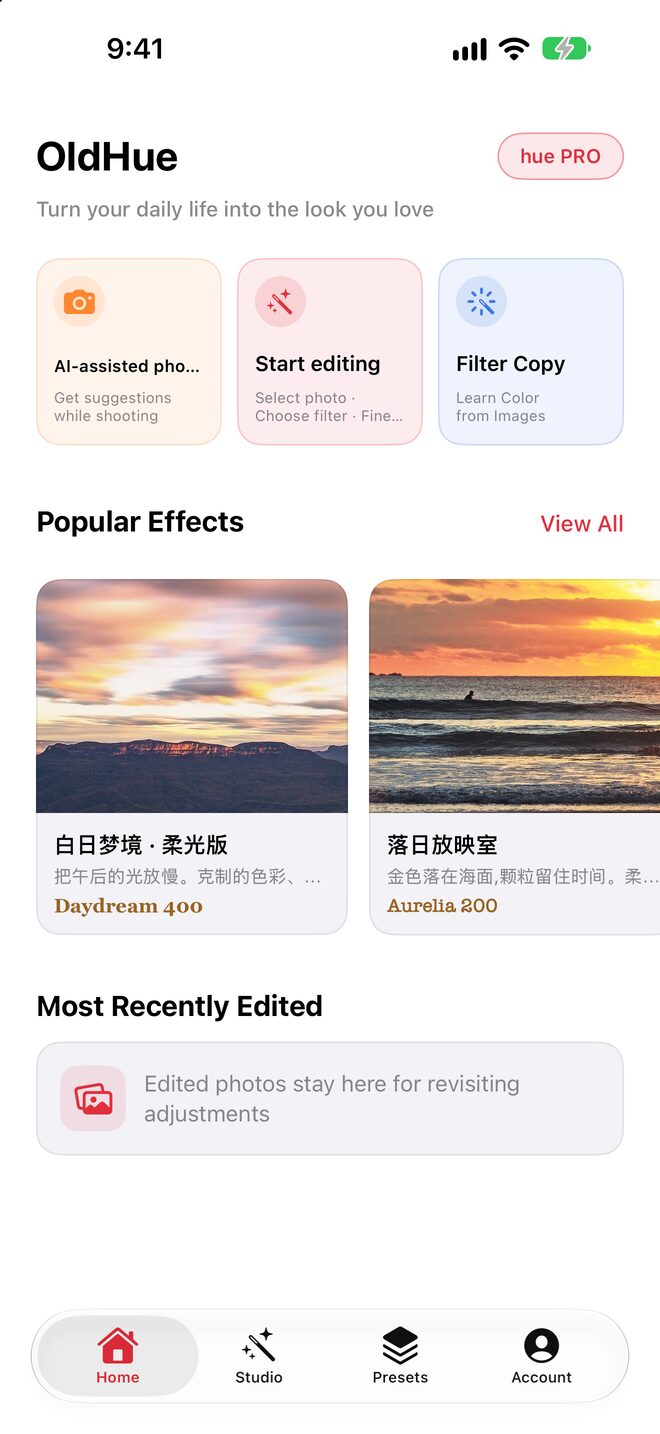 On iPhone and iPad 1