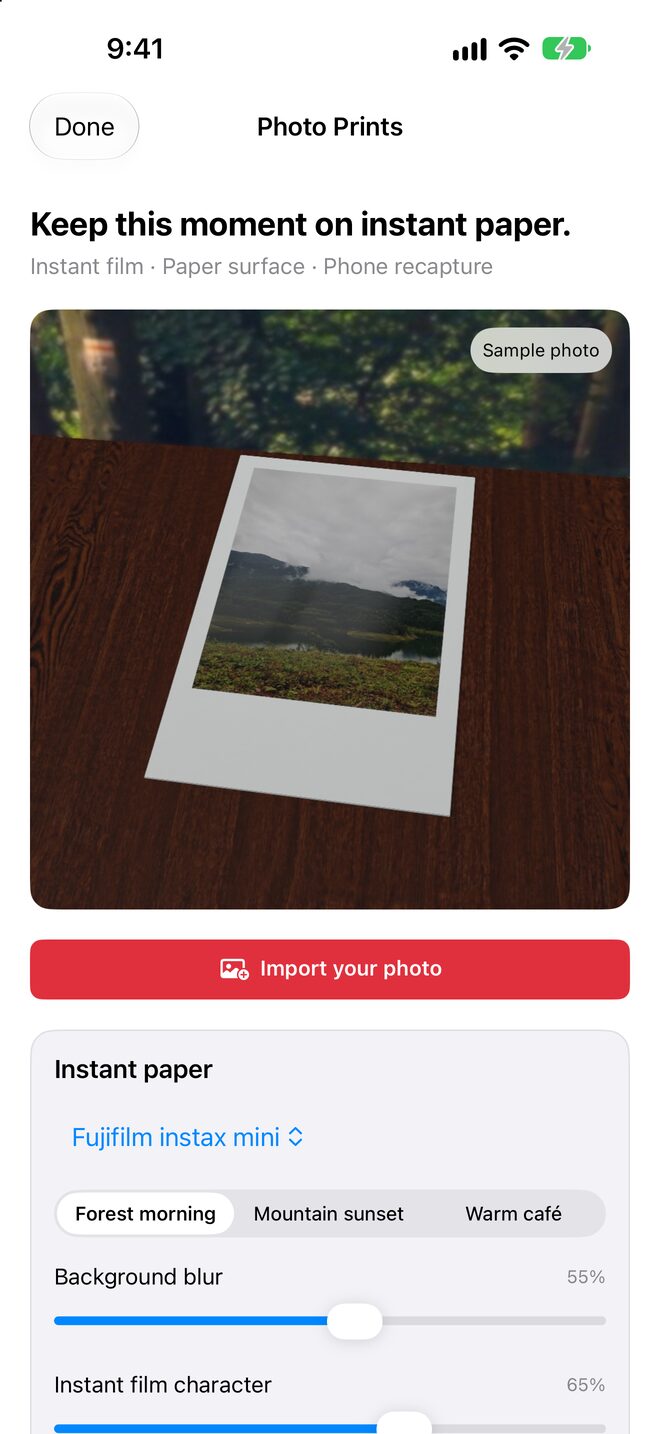 On iPhone and iPad 5